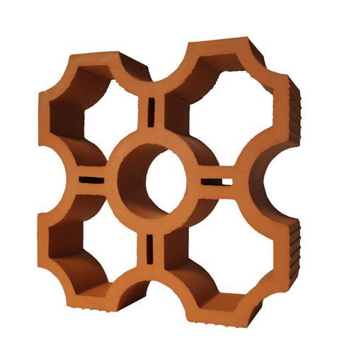 Ziegel für Trennwand - FACE08 - Cerámica La Escandella - für Wand / für hinterlüftete Fassade / perforiert