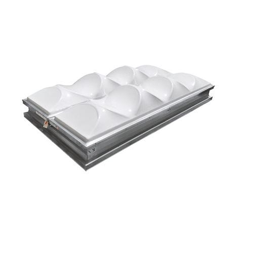 Lichtkuppel für Dachterrasse MECHANICAL VELUX mit Rauchabzug