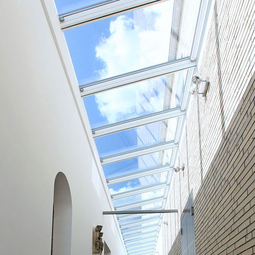 Oberlicht für Decke - LONGLIGHT 5-45° - VELUX - wandmontiert / mit Doppelverglasung / mit Aufsatzkranz