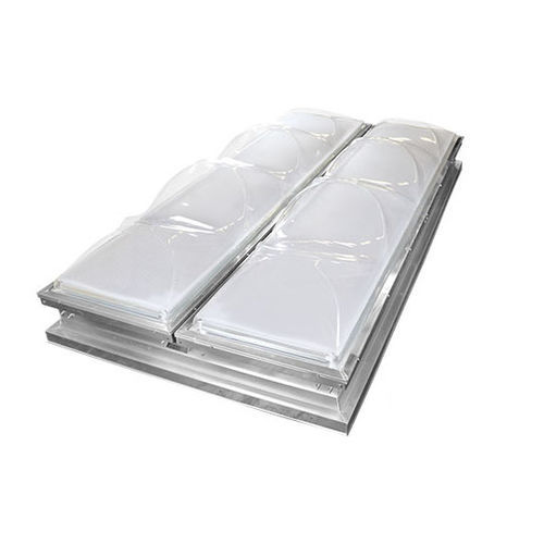 Lichtkuppel für Dachterrasse - MECHANICAL - VELUX - mit Rauchabzug