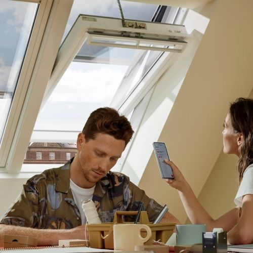 Elektrisches Dachfenster - ZZZ 275 - VELUX - Metall / Balg / einflügelig