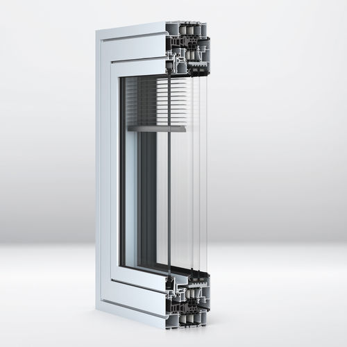 Atmungsaktives Fenster - WICLINE 115 AFS - WICONA - Aluminium / Flügel / feststehend