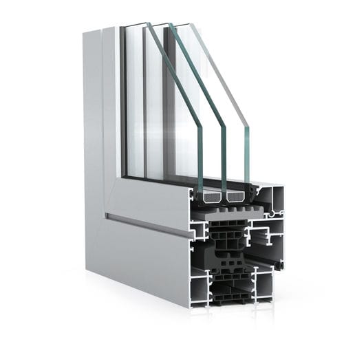 Aluminiumfenster - WICLINE 75 EVO - WICONA - Flügel / feststehend / Dreh-Kipp