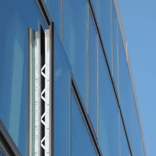 Glasfenster - WICLINE 90 SG - WICONA - Aluminium / Fall / Projektion