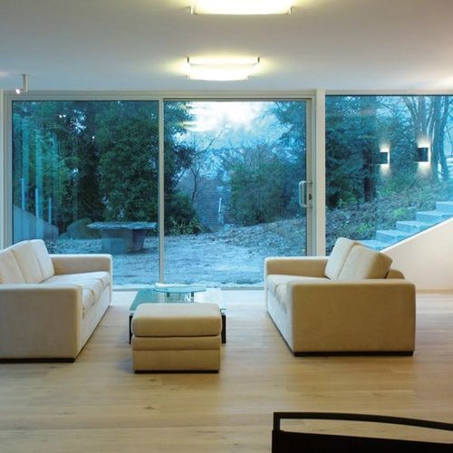 Glasschiebetür - WICSLIDE 65 - WICONA - Aluminium / Aluminiumstruktur / mit Doppelverglasung