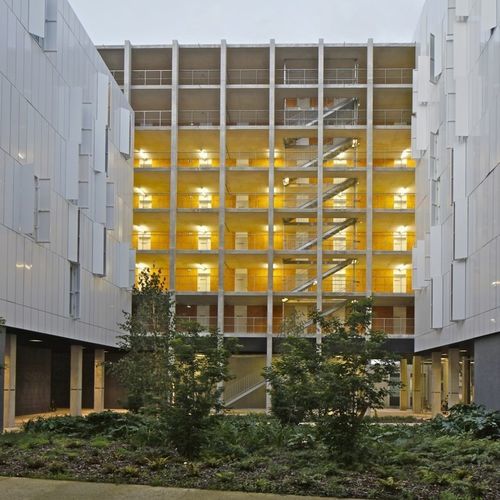 Flammenhemmend-Trennwand - WICLINE 65FP - WICONA - festinstalliert / Aluminium / für professionellen Einsatz