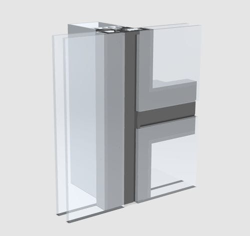 Strukturglasvorhangfassade - WICTEC 50 SG - WICONA - aus Aluminium und Glas / Isolierglasplatten / hochwiderstandsfähig