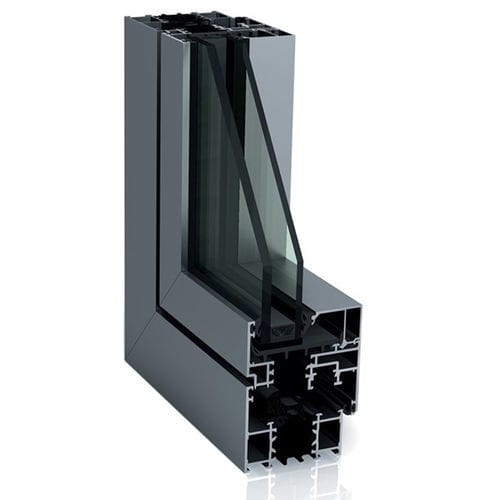 Flammenhemmend-Fenster - WICLINE 65FP - WICONA - Aluminium / Flügel / mit Doppelverglasung
