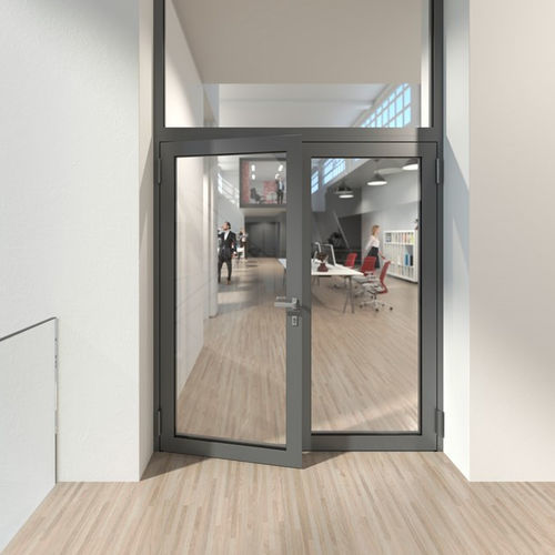 Tür ohne thermische Trennung - WICSTYLE 65 N NG FP  - WICONA - für Innenbereich / Aluminium / einflügelig