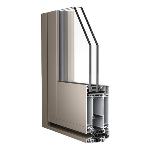 Eingangstür - WICSTYLE 65 NG  - WICONA - Aluminium / einflügelig / stationär