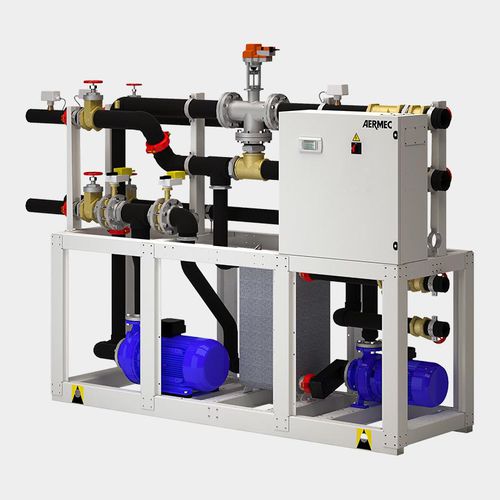 Wasserkondensations-Kühler - WST - AERMEC - bodenstehend / Free-Cooling / Industrie