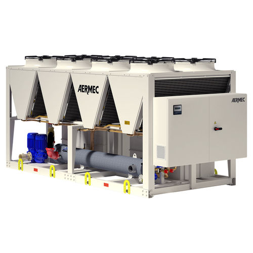 Kühler / Luft und Wasser - NSM - AERMEC - bodenstehend / Free-Cooling / Industrie