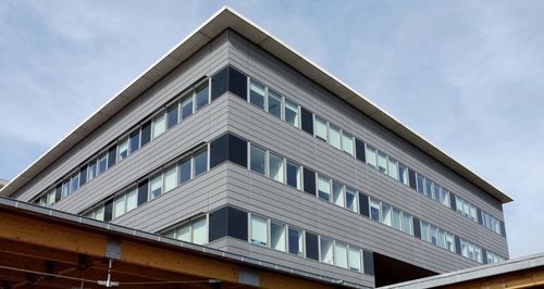 Paneel-Fassadenverkleidung - Profil à emboîtement VMZINC - VM Building Solutions - Metall / Zink / gerillt