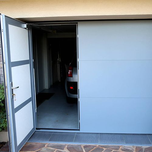 Kipptor für Garagen - PGB - TRYBA - Aluminium / automatisch