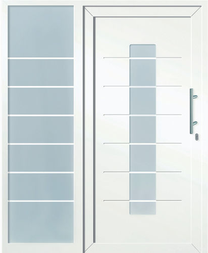 Eingangstür - LIGNE EXCELLENCE : COLOMBIA - TRYBA - PVC / einflügelig / Glas