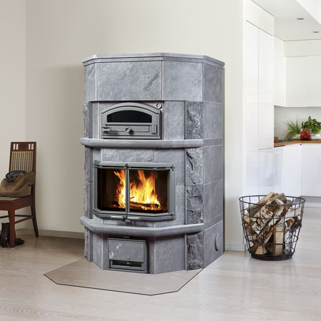 Holz-Kaminofen - TLU2637/11 - TULIKIVI - bodenstehend / traditionell / Gusseisen