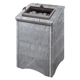 Holzkohle-Gartengrill - MASTER - TULIKIVI - Holz / festinstalliert / Stein