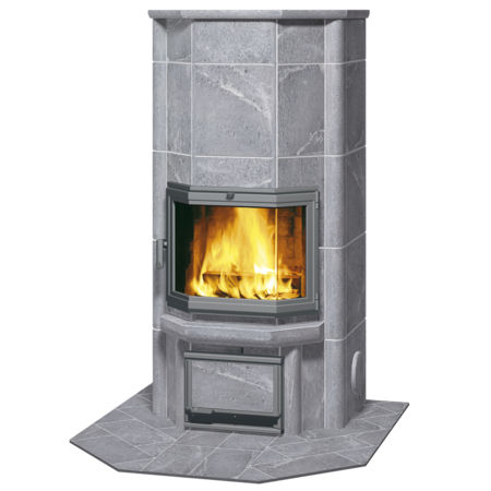 Holz-Kaminofen - TU930 - TULIKIVI - bodenstehend / traditionell / Speckstein