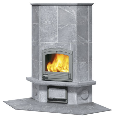Holz-Kaminofen - KTU1410/4 - TULIKIVI - traditionell / Speckstein