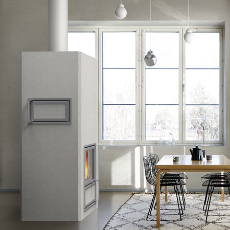 Holz-Kaminofen - JALANTI - TULIKIVI - modern / traditionell / Keramik