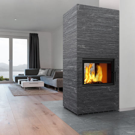 Holz-Kaminofen - LAMU - TULIKIVI - 8 kW / bodenstehend / traditionell