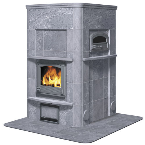 Holz-Kaminofen - TLU2490/91 - TULIKIVI - Pellet / bodenstehend / traditionell