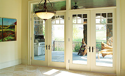 Einflügelige Fenstertür - SMOOTH-STAR®  - THERMA-TRU DOORS - Glasfaser / mit Doppelverglasung
