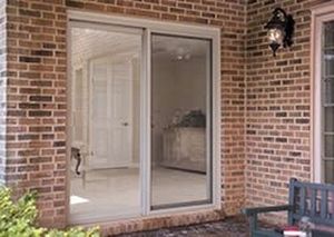Glasschiebetür - THERMA-TRU DOORS - Glasfaser / mit Doppelverglasung / Sicherheit