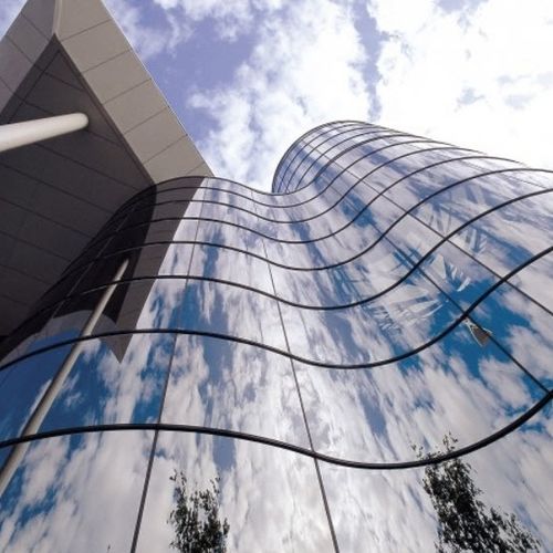 Glasscheibe / ESG Glas - HEAT-STRENGTHENED - Tambest Glass Solutions - transparent / für Fassaden / gebogen