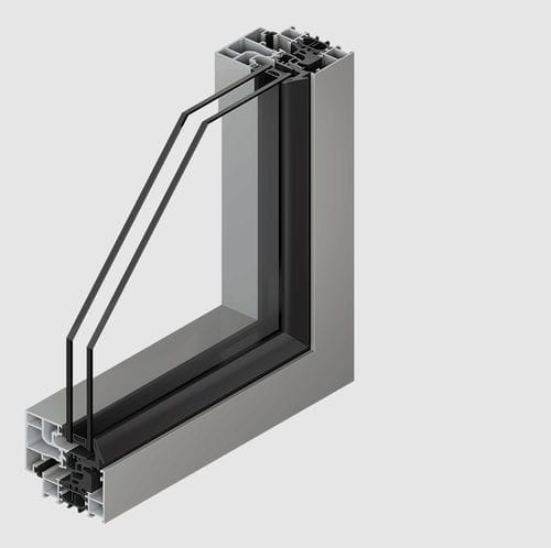 Verbundwerkstoff-Fenster - SOLEAL NEXT 65 MINIMAL - TECHNAL - feststehend / Dreh-Kipp / Balg