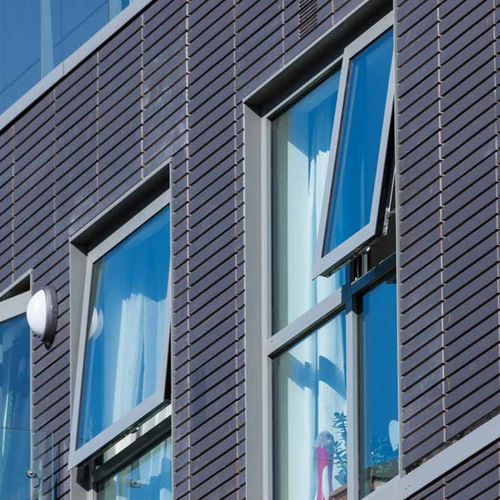 Verbundwerkstoff-Fenster - SOLEAL NEXT 75 VISIBLE - TECHNAL - feststehend / mit Dreifachverglasung / zweiflügelig