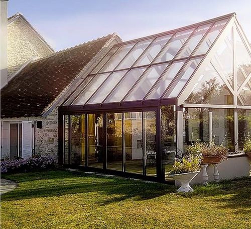 Glasveranda - TOURMALINE - TECHNAL - Aluminium / Stahl / Holz