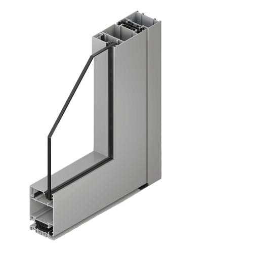 Eingangstür - SOLEAL NEXT 65N - TECHNAL - Aluminium / einflügelig / modern