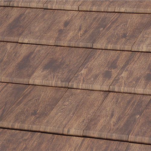 Flachdachziegel - TORONTO OAK - Tejas Borja S.A.U. - Keramik / Großformat / braun