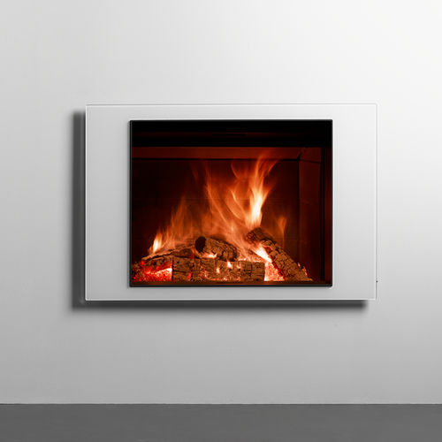 Holz-Kamineinsatz - 22-90 - Stûv - Stahl / modern
