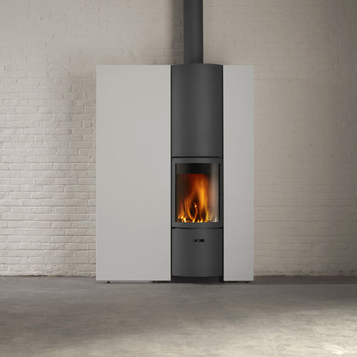 Holzkamin - 30-IN READY-TO-FIT - Stûv - freistehend / für Wandmontage / Einseitig