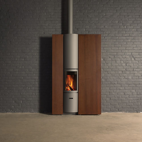 Holzkamin - 30-COMPACT IN READY-TO-FIT - Stûv - freistehend / für Wandmontage / Einseitig