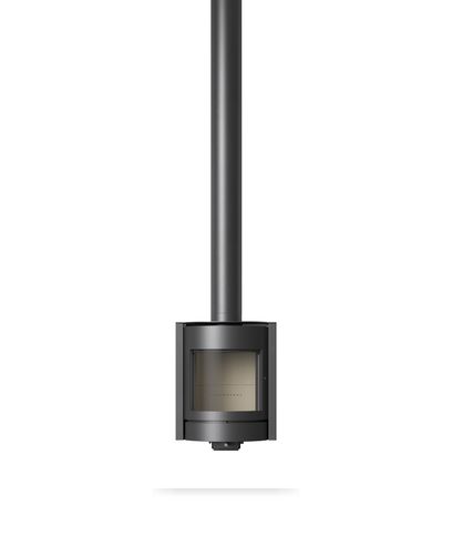 Holz-Kaminofen - 30-UP - Stûv - 8 kW / wandmontiert / modern