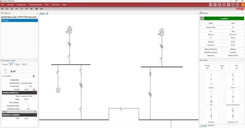 Berechnungssoftware - CANECO ELECTRICAL - ETAP - Projektverwaltung / Datenverwaltung / Design