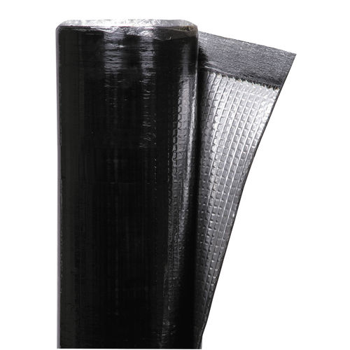 Sicherheits-Abdichtungsbahn - SOPRALAST 50 TV INOX - SOPREMA - für Dach / Rollen / SBS-Bitumen