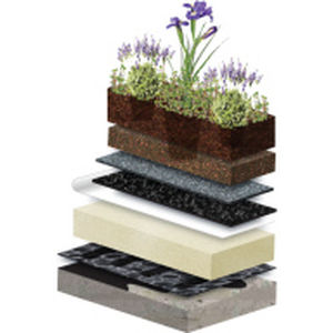 Sicherheits-Abdichtungsbahn - SOPRALENE® JARDIN - SOPREMA - für Gründach / Rollen / flexibel
