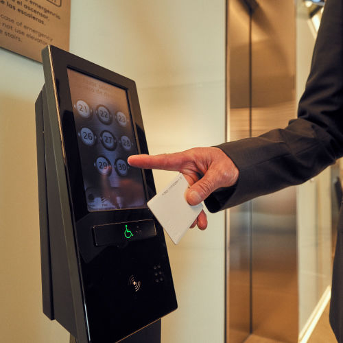 Bedientastatur für Zugangskontrolle - COMPASS® 360 - Otis - zur Aufzugsbedienung / wandmontiert / kabellos