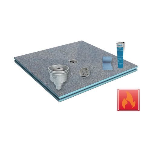 Rechteckige Duschwanne - BASIC BOARD - STADUR PRODUKTIONS GMBH & CO KG - zum Einbauen / zum Aufstellen / extrudiertes Polystyrol