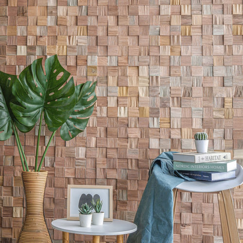 Holz-Verblendplatte - Murmure Cubo - SOBOPLAC - für Küche / für Badezimmer / für Wohnzimmer