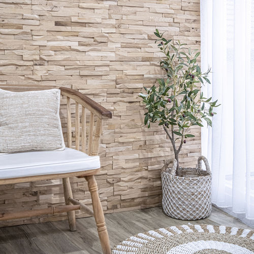 Holz-Verblendplatte - Wood2Wall Bastide - SOBOPLAC - für Küche / für Wohnzimmer / für öffentliche Einrichtungen