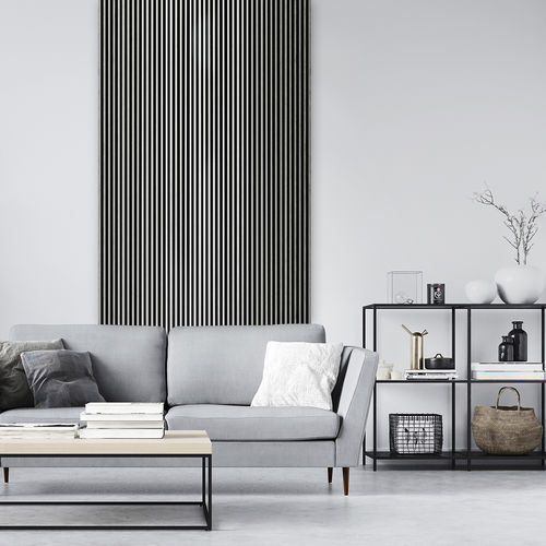 Wandverkleidung für den Innenraum - Panelio Duval Silver PA4871 - SOBOPLAC - extrudiertes Polystyrol / mit Holzeffekt / für Empfangsbereich