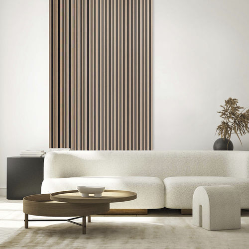 Wandverkleidung für den Innenraum - Panelio Balzac Sonoma Gold PA4872 - SOBOPLAC - extrudiertes Polystyrol / mit Holzeffekt / für Büro