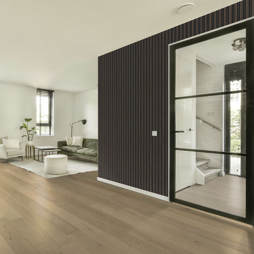 Wandverkleidung für den Innenraum - Panelio Balzac Walnut PA4874 - SOBOPLAC - extrudiertes Polystyrol / mit Holzeffekt / für Besprechungsraum