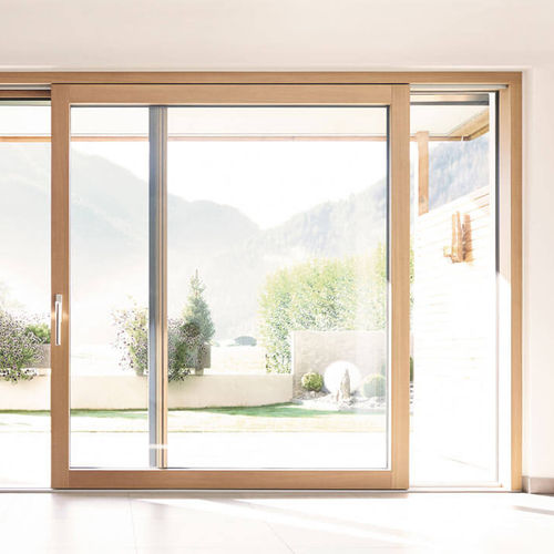Glasschiebetür - SL 179 - SOLARLUX - Hebe-Schiebe / Holz / Aluminium