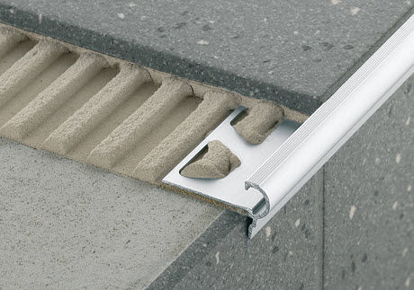 Stahl-Treppenkante - SCHLÜTER®-TREP-FL - Schluter-Systems - rutschfest